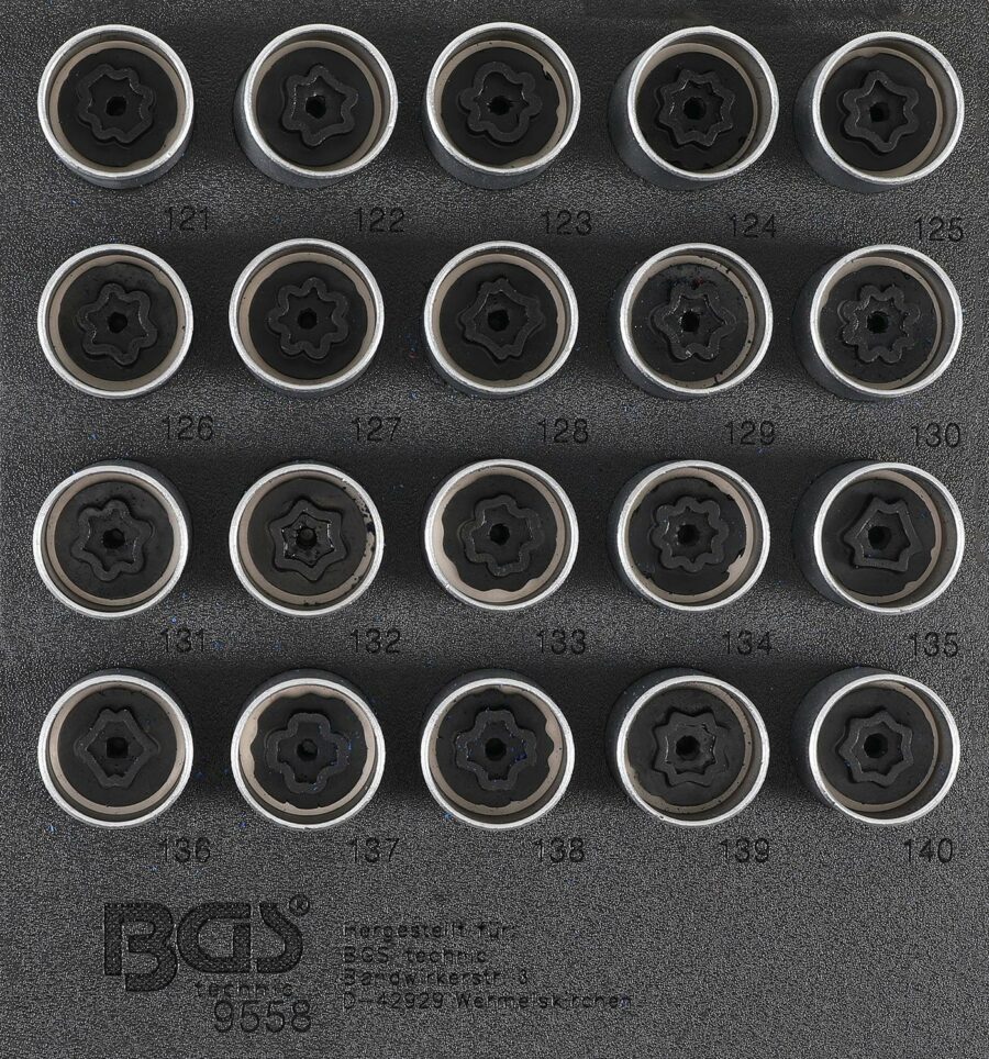 Rim Lock Socket Set for Opel