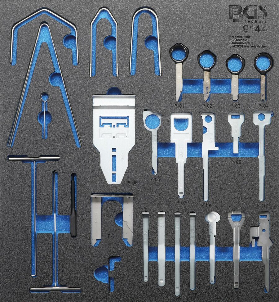 Radio Removal Tool Set | 52 pcs. (9144) - 9144 salidzini kurpirkt cenas