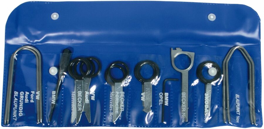 Radio Removal Tool Set | 18 pcs. (8011) - 8011 salidzini kurpirkt cenas