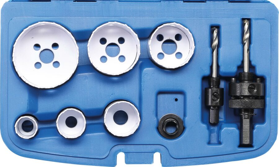 Hole Saw Set | Ø 22 - 65 mm | depth 40 mm | 8 pcs. (3906) - 3906 salidzini kurpirkt cenas