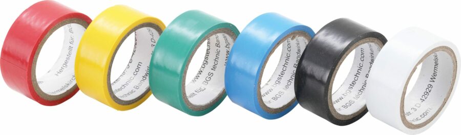 COLOR Tape Roll Set | 19 x 3.5 m | 6 pcs. (3024) - 3024 salidzini kurpirkt cenas