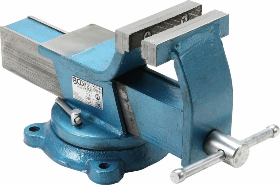 Steel Bench Vice | forged | 100 mm Jaws (59110) - 59110 salidzini kurpirkt cenas