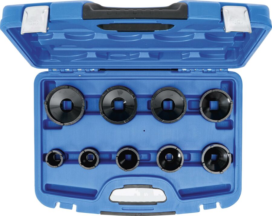 Groove Nut Socket Set | outside taps | KM4 - KM12 | 9 pcs. (8337) - 8337 salidzini kurpirkt cenas