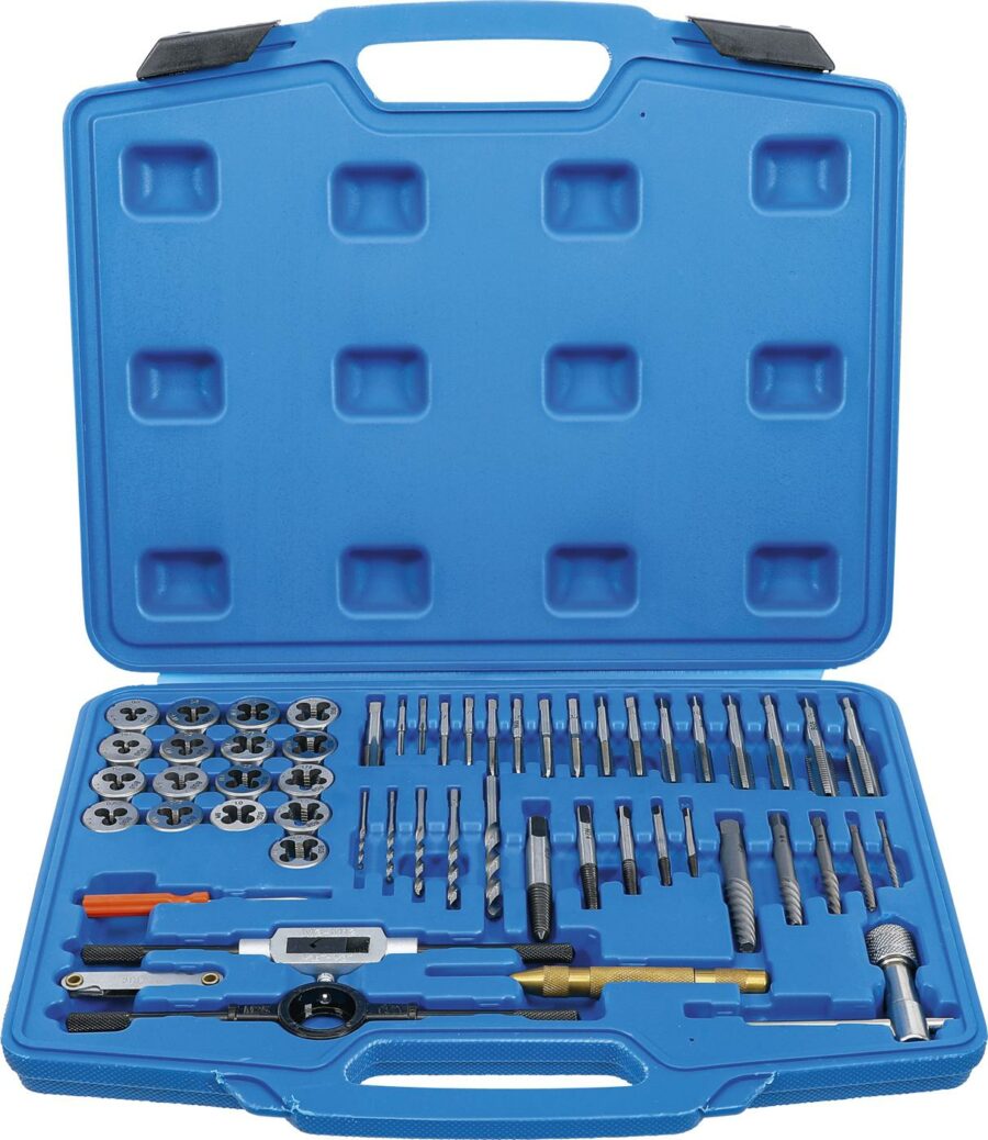 Tap and Die Set | M3 - M12 | 56 pcs. (70104) - 70104 salidzini kurpirkt cenas