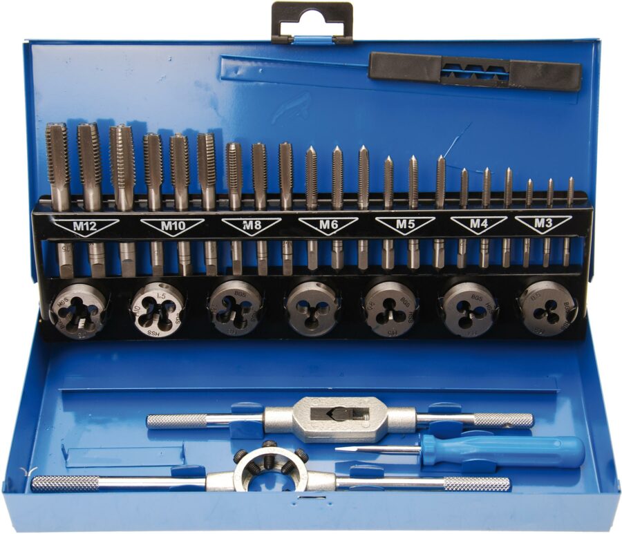 Thread Cutting Set | M3 - M12 | 32 pcs. (901) - 901 salidzini kurpirkt cenas