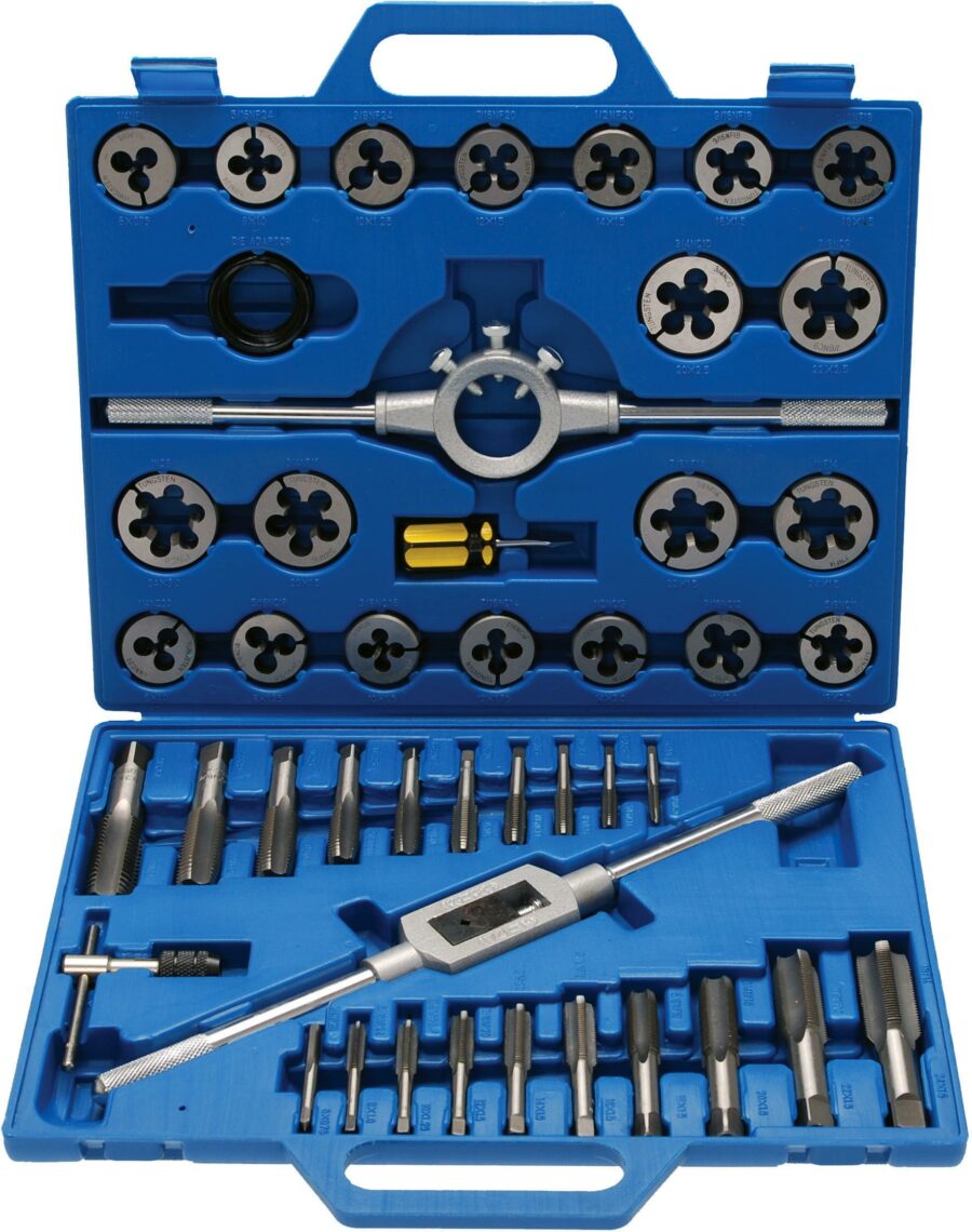 Tap and Die Set | Inch sizes | 45 pcs. (1898) - 1898 salidzini kurpirkt cenas