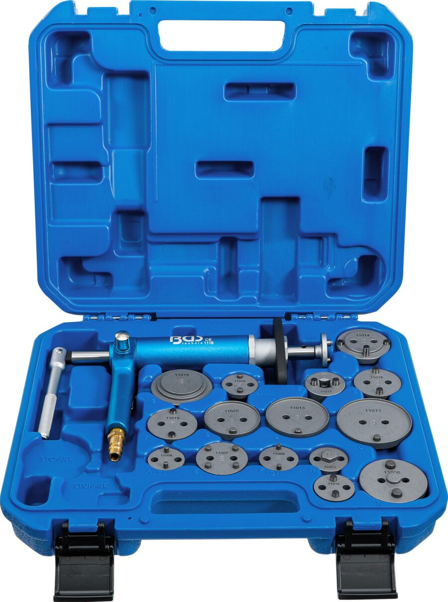 Brake Piston Reset Tool Set | pneumatic | 16 pcs. (1117) - 1117 salidzini kurpirkt cenas