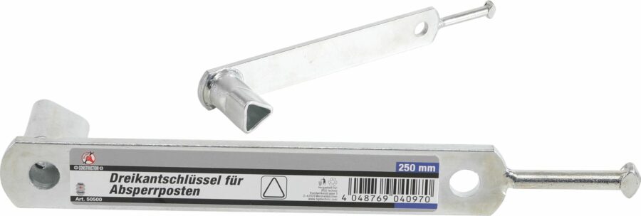 Triangular Wrench for Barricade Posts with Triangular Lock | M12 (50500) - 50500 salidzini kurpirkt cenas