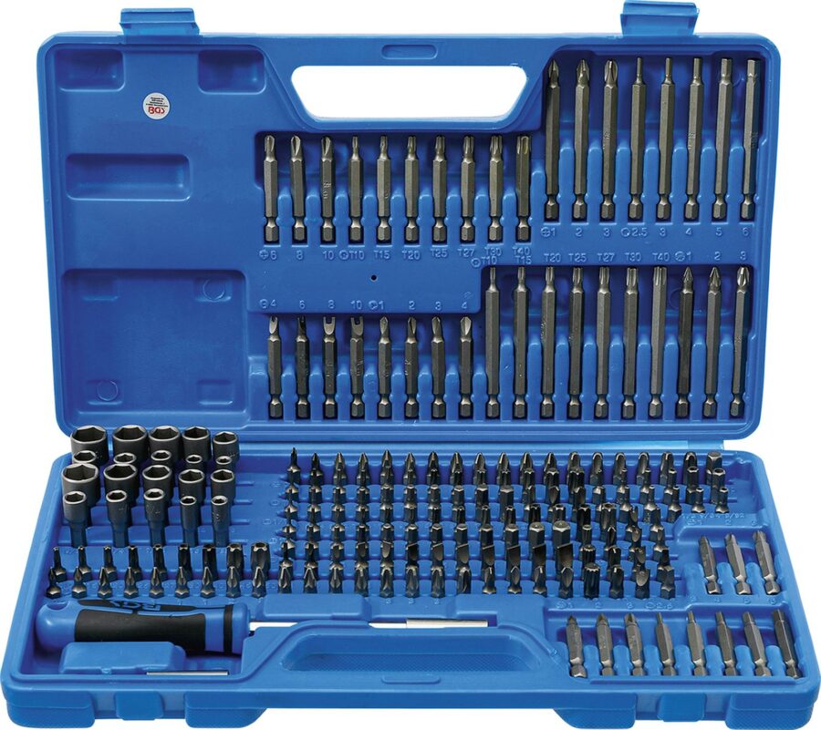 Universal-/Security Bit Set | 6.3 mm (1/4") Drive | 208 pcs. (20103) - 20103 salidzini kurpirkt cenas