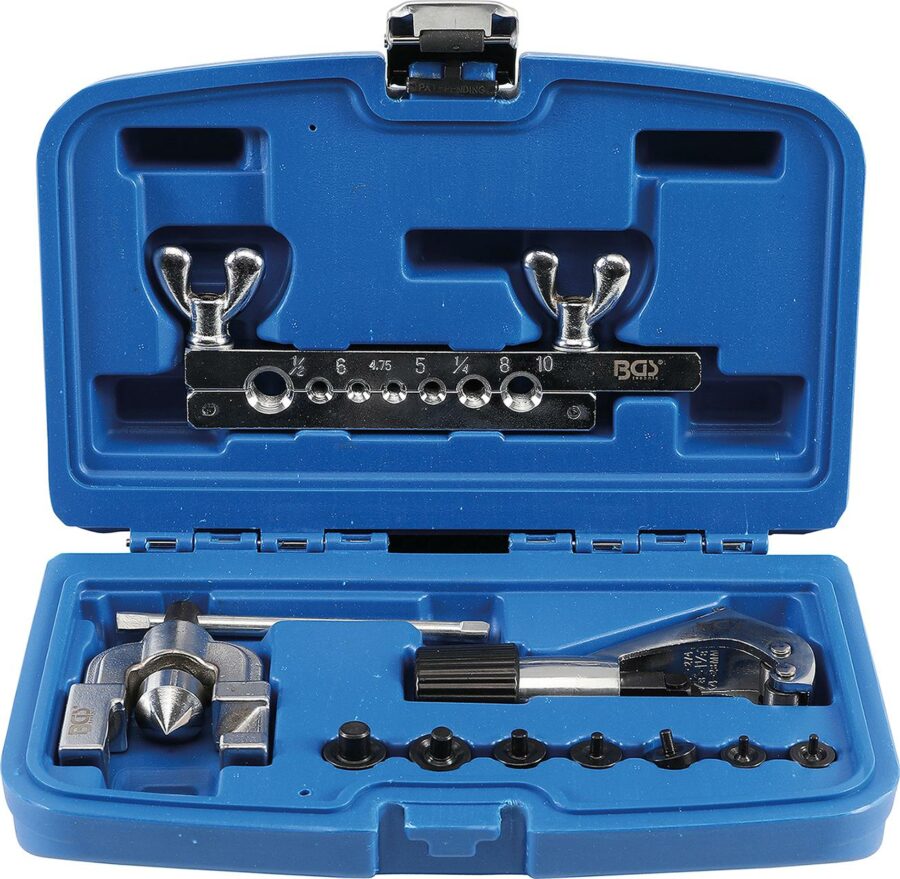 Double Flaring Tool Kit with Pipe Cutter | 10 pcs. (3058) - 3058 salidzini kurpirkt cenas