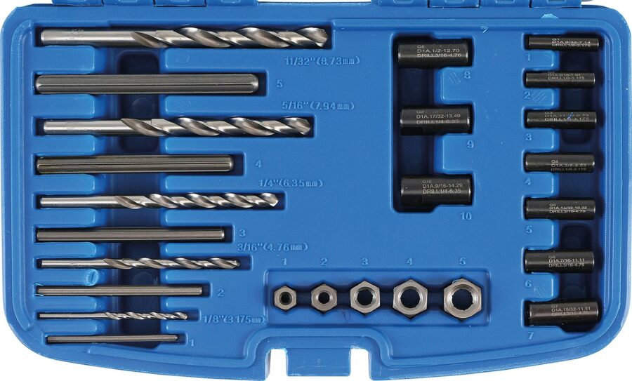 HSS Screw Extractor Set | 25 pcs. (8462) - 8462 salidzini kurpirkt cenas